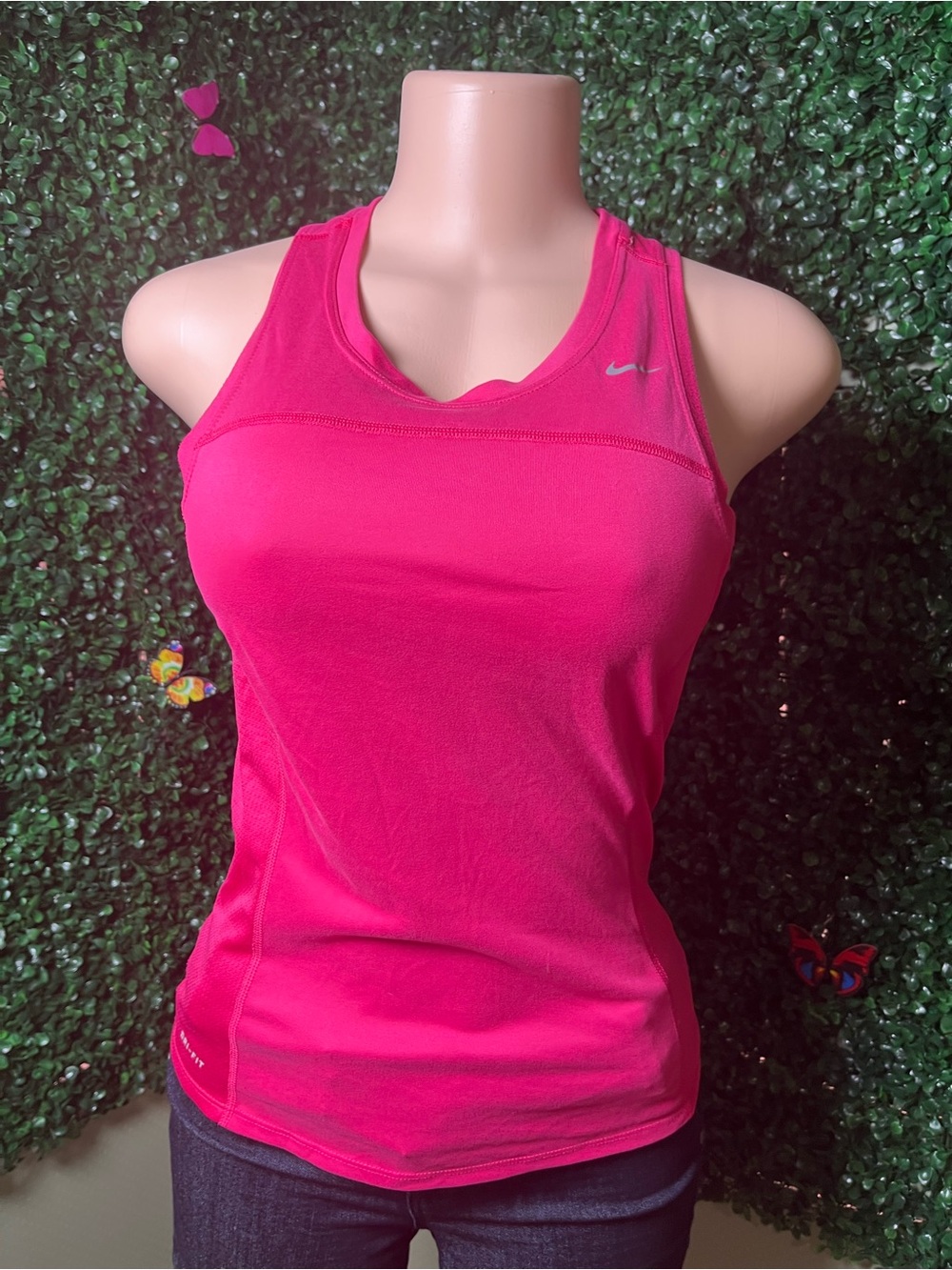 Nike Women’s Bright Pink Racerback Performance Tank